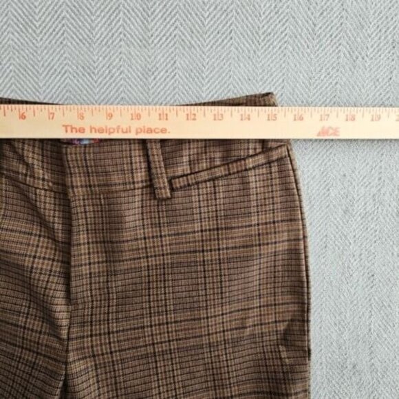 Urban Outfitters Jamie Flare Trouser Pant Size 6 Mid Rise Pockets Dark Academia - Picture 2 of 16